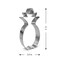 Tropical Pineapple Cookie Cutter 5 in, CookieCutter.com, Tin Plated Steel, Handmade in the USA